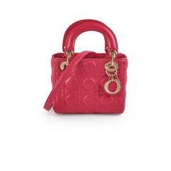 Christian Dior Mini Lady Dior Hot Pink Christian Dior Mini Lady Dior Hot Pink