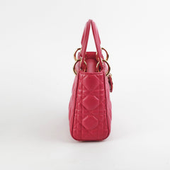 Christian Dior Mini Lady Dior Hot Pink Christian Dior Mini Lady Dior Hot Pink