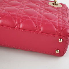 Christian Dior Mini Lady Dior Hot Pink Christian Dior Mini Lady Dior Hot Pink