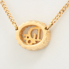 Christian Dior Logo Rhinestone Necklace Costume Jewellery Christian Dior Logo Rhinestone Necklace Costume Jewellery