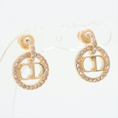 Dior Round CD Pink Rhinestone Earrings (Costume Jewellery) Dior Round CD Pink Rhinestone Earrings (Costume Jewellery)