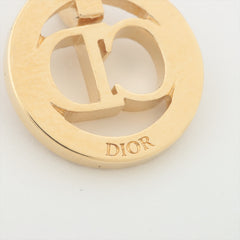 Dior Round CD Pink Rhinestone Earrings (Costume Jewellery) Dior Round CD Pink Rhinestone Earrings (Costume Jewellery)