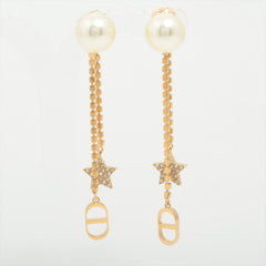 Dior Tribale Pearl Drop Earrings (Costume Jewellery) Dior Tribale Pearl Drop Earrings (Costume Jewellery)