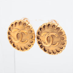 Chanel Vintage Coco Logo Clip On Earrings Costume Jewellery Chanel Vintage Coco Logo Clip On Earrings Costume Jewellery