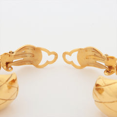 Chanel Coco Gold Clip On Earrings Costume Jewellery Chanel Coco Gold Clip On Earrings Costume Jewellery