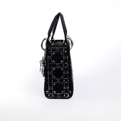Christian Dior Mini Lady Dior Satin Black Christian Dior Mini Lady Dior Satin Black