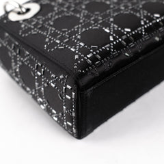 Christian Dior Mini Lady Dior Satin Black Christian Dior Mini Lady Dior Satin Black
