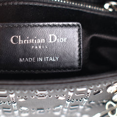 Christian Dior Mini Lady Dior Satin Black Christian Dior Mini Lady Dior Satin Black