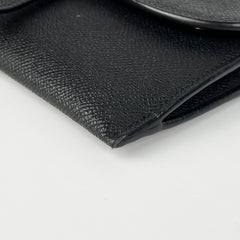 Christian Dior Long Saddle Wallet On Chain WOC Black Christian Dior Long Saddle Wallet On Chain WOC Black