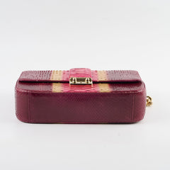 Christian Dior Miss Dior Python Flap Bag Multicolor Christian Dior Miss Dior Python Flap Bag Multicolor