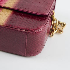 Christian Dior Miss Dior Python Flap Bag Multicolor Christian Dior Miss Dior Python Flap Bag Multicolor