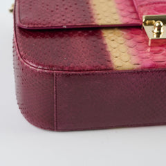Christian Dior Miss Dior Python Flap Bag Multicolor Christian Dior Miss Dior Python Flap Bag Multicolor