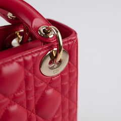 Christian Dior Mini Lady Dior Red Christian Dior Mini Lady Dior Red