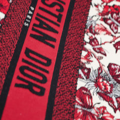 Christian Dior Medium Book Tote Butterfly Embroidery Red Christian Dior Medium Book Tote Butterfly Embroidery Red