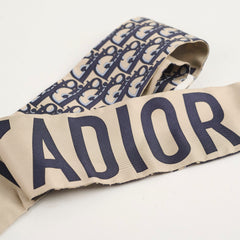 Christian Dior Oblique Twilly Navy Christian Dior Oblique Twilly Navy