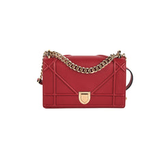 Christian Dior Small Diorama Burgundy Crossbody Bag Christian Dior Small Diorama Burgundy Crossbody Bag