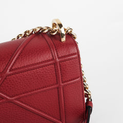 Christian Dior Small Diorama Burgundy Crossbody Bag Christian Dior Small Diorama Burgundy Crossbody Bag
