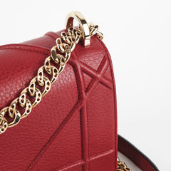 Christian Dior Small Diorama Burgundy Crossbody Bag Christian Dior Small Diorama Burgundy Crossbody Bag
