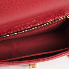 Christian Dior Small Diorama Burgundy Crossbody Bag Christian Dior Small Diorama Burgundy Crossbody Bag