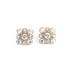 Chanel Rhinestone Logo Earrings Costume Jewellery Chanel Rhinestone Logo Earrings Costume Jewellery