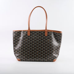 Goyard Artois PM Tote Black/Tan Goyard Artois PM Tote Black/Tan