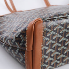 Goyard Artois PM Tote Black/Tan Goyard Artois PM Tote Black/Tan