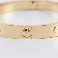 Cartier Yellow Gold Size 17 Classic Model Love Bracelet 2025 Cartier Yellow Gold Size 17 Classic Model Love Bracelet 2025