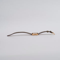 Hermes Heure H 21mm Mini Model Watch Rose Gold with Diamonds (Alligator Strap - Gris Elephant Grey) Hermes Heure H 21mm Mini Model Watch Rose Gold with Diamonds (Alligator Strap - Gris Elephant Grey)