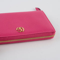 Gucci GG Long Wallet Pink Gucci GG Long Wallet Pink