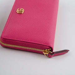 Gucci GG Long Wallet Pink Gucci GG Long Wallet Pink