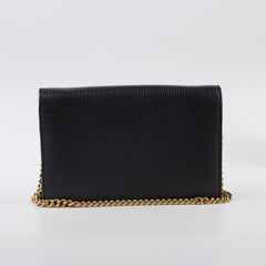 Gucci Wallet on Chain Black Gucci Wallet on Chain Black