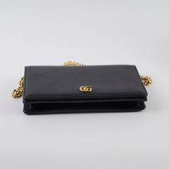 Gucci Wallet on Chain Black Gucci Wallet on Chain Black