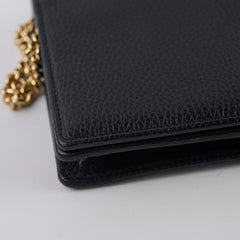 Gucci Wallet on Chain Black Gucci Wallet on Chain Black