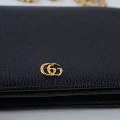 Gucci Wallet on Chain Black Gucci Wallet on Chain Black