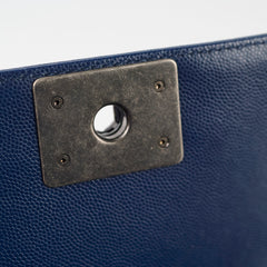 Chanel Small Boy Bag Navy Caviar Ruthenium Hardware Chanel Small Boy Bag Navy Caviar Ruthenium Hardware