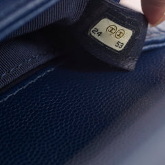 Chanel Small Boy Bag Navy Caviar Ruthenium Hardware Chanel Small Boy Bag Navy Caviar Ruthenium Hardware