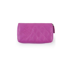 Chanel CC Wallet Purple Caviar Chanel CC Wallet Purple Caviar