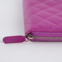 Chanel CC Wallet Purple Caviar Chanel CC Wallet Purple Caviar