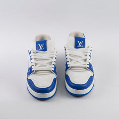 Louis Vuitton Men's 54' Trainers White/Blue Size UK Size 8.5 Louis Vuitton Men's 54' Trainers White/Blue Size UK Size 8.5
