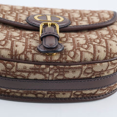 Christian Dior Medium Oblique Bobby Bag Brown Christian Dior Medium Oblique Bobby Bag Brown