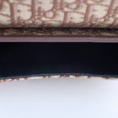 Christian Dior Medium Oblique Bobby Bag Brown Christian Dior Medium Oblique Bobby Bag Brown