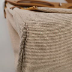 Hermes Herbag 31 Limited Edition Beige Canvas 2022 Hermes Herbag 31 Limited Edition Beige Canvas 2022