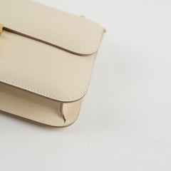 Hermes Constance Elan Craie Epsom GHW - Stamp K Hermes Constance Elan Craie Epsom GHW - Stamp K