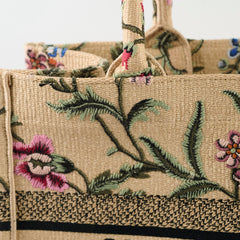 Dior Medium Book Tote Beige Floral Dior Medium Book Tote Beige Floral