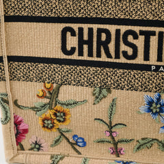 Dior Medium Book Tote Beige Floral Dior Medium Book Tote Beige Floral