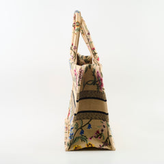 Dior Medium Book Tote Beige Floral Dior Medium Book Tote Beige Floral