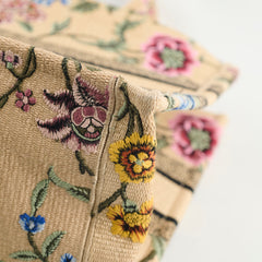 Dior Medium Book Tote Beige Floral Dior Medium Book Tote Beige Floral