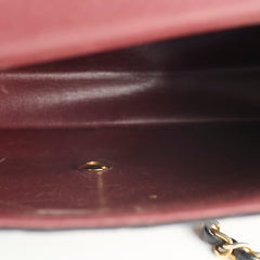 Chanel Vintage Square Flap Lambskin Black Chanel Vintage Square Flap Lambskin Black