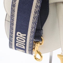 Christian Dior Medium Saddle Bag White Christian Dior Medium Saddle Bag White