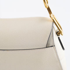 Christian Dior Medium Saddle Bag White Christian Dior Medium Saddle Bag White